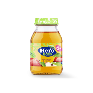 HERO BABY APPLE JUICE JAR 130 ML